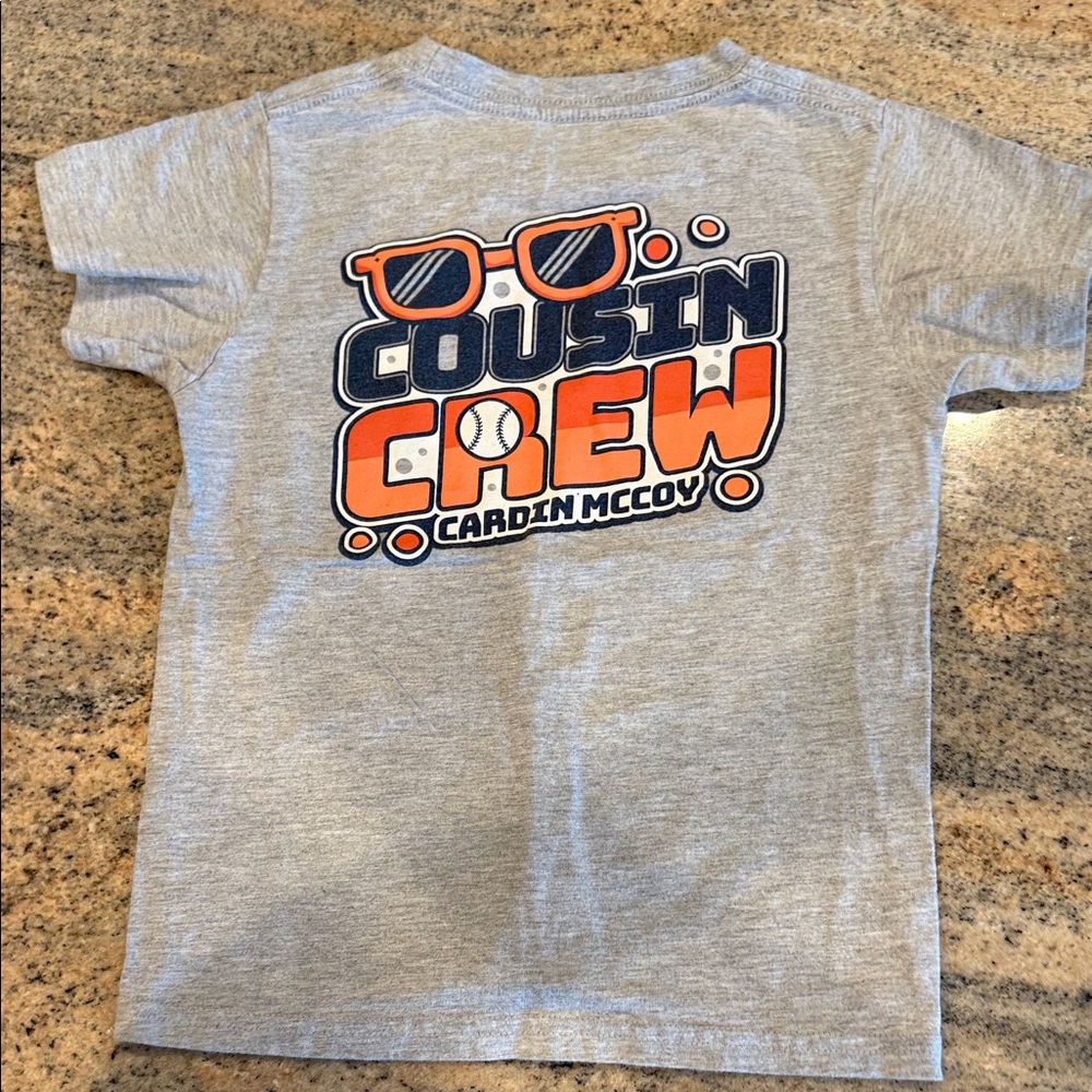 Cardin McCoy Gray Cousin Crew Kids T-Shirt